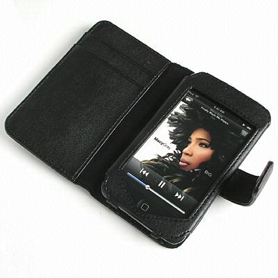 The iPod Touch Leather Case by LLG helps to enhance the look of the Apple 